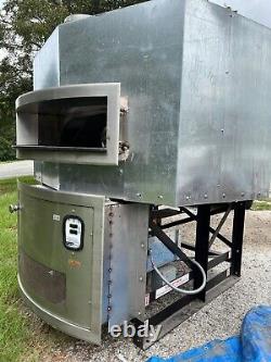 Mt Baker 6' Commercial Stone Hearth Bakery Pizza Oven Radiant Gas with Hood