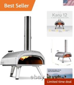 Multi-Fuel Pizza Oven 60-Second 12-Inch Neapolitan Pizzas Anywhere