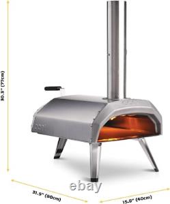 Multi-Fuel Pizza Oven 60-Second 12-Inch Neapolitan Pizzas Anywhere