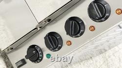 NEW 16 Double Deck Electric Stone Base Pizza Oven Bakery Cooker Wings 110V
