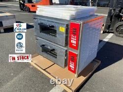 NEW 18 Commercial Double Deck Pizza Oven Countertop 3400W 120V NSF