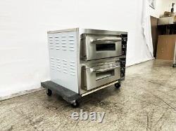 NEW Commercial Double Deck Pizza Oven Electric Stone Bakery Cooker Wings NSF