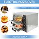 New Commercial Pizza Baking Oven Large Twin Deck Food Machine Electric 3kw