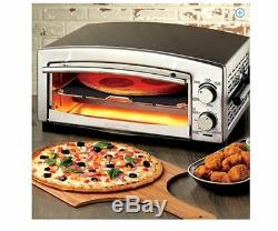 NEW Pizza Oven Deck Commercial Toaster Electric 5 Min Stainless Steel Durable