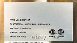 NSF 120V Single Deck Electric Pizza Oven 16x16x3