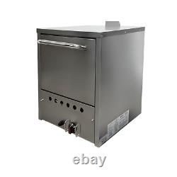 NSF 24 Natural Gas Double Deck Pizza Oven Fire Stone 32,000 BTU