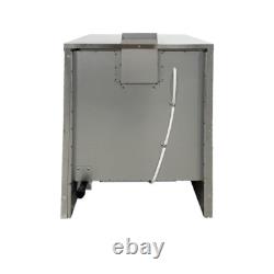 NSF 24 Natural Gas Double Deck Pizza Oven Fire Stone 32,000 BTU