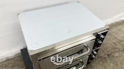 NSF Double Deck Countertop Pizza Oven Two Chambers