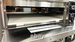 NSF Double Deck Countertop Pizza Oven Two Chambers