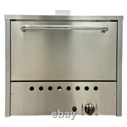 NSF New Commercial Double Deck Pizza Oven Natural Gas