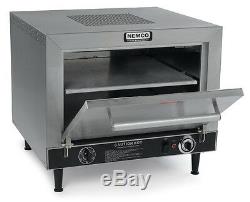 Nemco 6205 Counter Top Electric Pizza Oven Double 19 Stone Decks