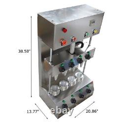 New 4 Heads Electric Commercial Pizza Cone Forming Machine 110V Stainless Steel