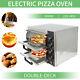New Commercial Baking Oven Fire Stone Electric Pizza Oven 2 X 16twin Deck