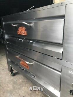 One Set Of Montague 25P Legend Gas Pizza Oven Double 60 x 36 Hearth Decks