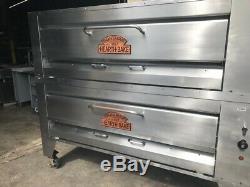 One Set Of Montague 25P Legend Gas Pizza Oven Double 60 x 36 Hearth Decks