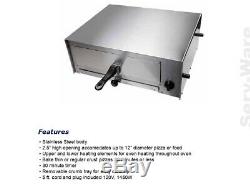 Oven Bake Pizza, Electric, NEW Dim 18'' x 14'' x 7'' 1450 Watts / 120 V