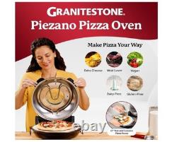 PIEZANO Crispy Crust Pizza Oven by Granitestone Electric Pizza Indoor Oven