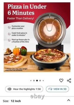 PIEZANO Crispy Crust Pizza Oven by Granitestone Electric Pizza Indoor Oven