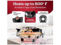 PIEZANO Crispy Crust Pizza Oven by Granitestone Electric Pizza Indoor Oven
