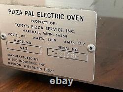 PIzza Pal Commercial Grade #412 Electric Pizza Oven Wisco Industries Tested