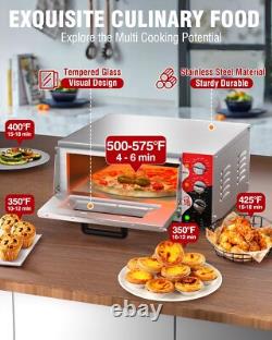 PYY Electric Pizza Oven with Pizza for Home, 16 Inch, 120V/1600W, ETL listed