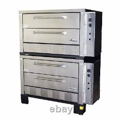 Peerless CE62PESC 56 Electric Pizza Deck Oven, Four Deck