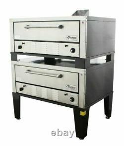 Peerless CW42P-Two 7 High Deck Bake and Roast Gas Pizza Oven rarely used