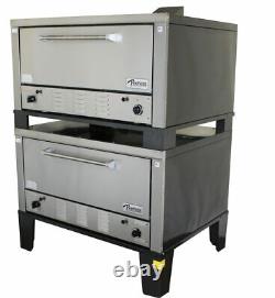 Peerless CW52B Two 12 High Deck Bake and Roast Gas Pizza Oven