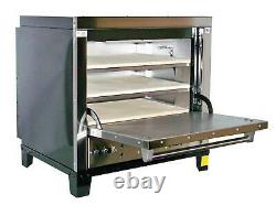Peerless Ovens CE131PE Counter Top Electric Pizza Oven with Three Stone Decks