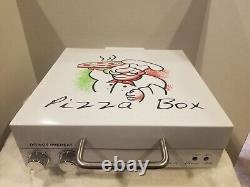 Pizza Box Oven Cuizen PIZ-4012, Medium 12 Rotating White New No Box