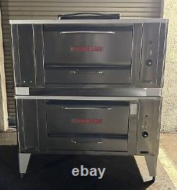 Pizza Deck Oven Blodgett 999C Double Stack, Natural Gas, Or Lp