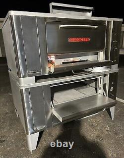 Pizza Deck Oven Blodgett 999C Double Stack, Natural Gas, Or Lp