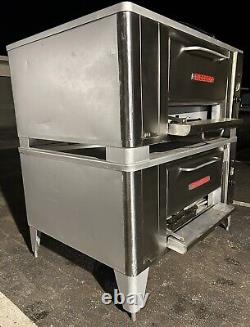 Pizza Deck Oven Blodgett 999C Double Stack, Natural Gas, Or Lp