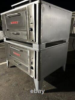 Pizza Deck Oven Blodgett 999C Double Stack, Natural Gas, Or Lp