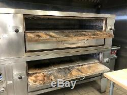 Pizza Oven, Bakers Pride, Gas Double Deck, Model Y600, Great Price