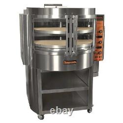 Pizza Oven Commercial Gas Dual Rotating Stone Deck Excellent Condition Fast