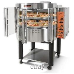 Pizza Oven Commercial Gas Dual Rotating Stone Deck Excellent Condition Fast