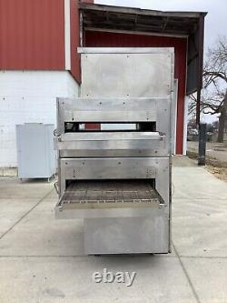 Pizza Oven Conveyor Middleby Marshall PS360 Double Stack Nat Gas Tested