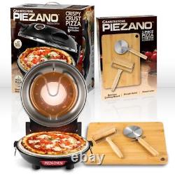 Pizza Oven Countertop 800°F Brick Oven Pizza -Make Crispy Crust Pizzeria Pizza