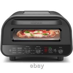 Pizza Oven Makes 12 Inch Pizzas in Minutes, Heats Up To 800°f Countertop Ele