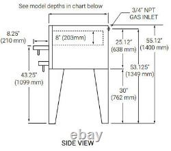 Pizza Oven Single Deck Bakers Pride Y-600 NG