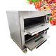 Pizza Oven Toaster Double-deck Pizza Oven Stainless Steel 220v 13.2kw