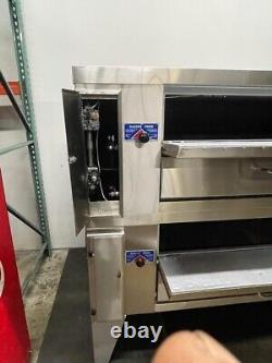 Pre-Owned Baker's Pride Y-600 Deck Pizza Oven Double Stack Warranty