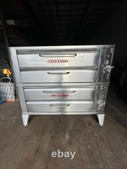 Pre-Owned Blodgett 961 Pizza oven double deck- Natural or Propane Gas