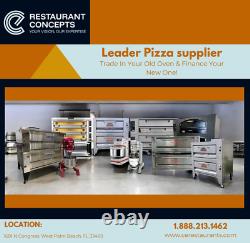 Pre-owned Blodgett 911P Triple Deck Pizza Oven Natural- Propane Gas