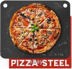 Premium 0.25 Thick Pizza Baking Steel for Perfect Crusts 16x13.4