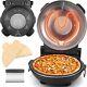 Premium Indoor Electric Pizza Oven With Glazed Ceramic Stone 800°f Cooking