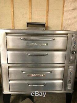 Price Drop! Blodgett 911 Natural Deck Gas Double Pizza Oven With Stones