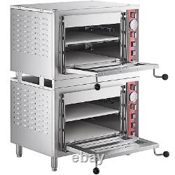 Quadruple Deck Countertop Pizza/Bakery Oven 6400W, 240V