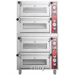 Quadruple Deck Pizza/Bakery Oven with Four Independent Chambers (2) 3200W, 240V